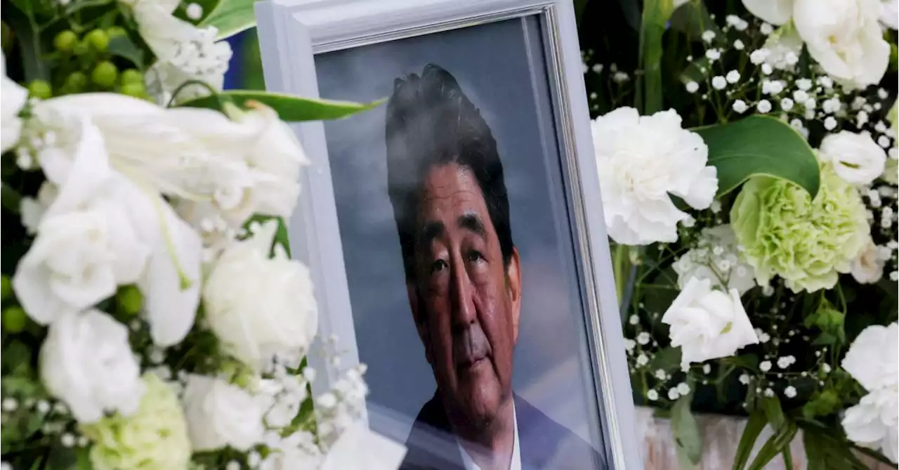 Slim majority of Japanese oppose state funeral for ex-PM Shinzo Abe, poll shows