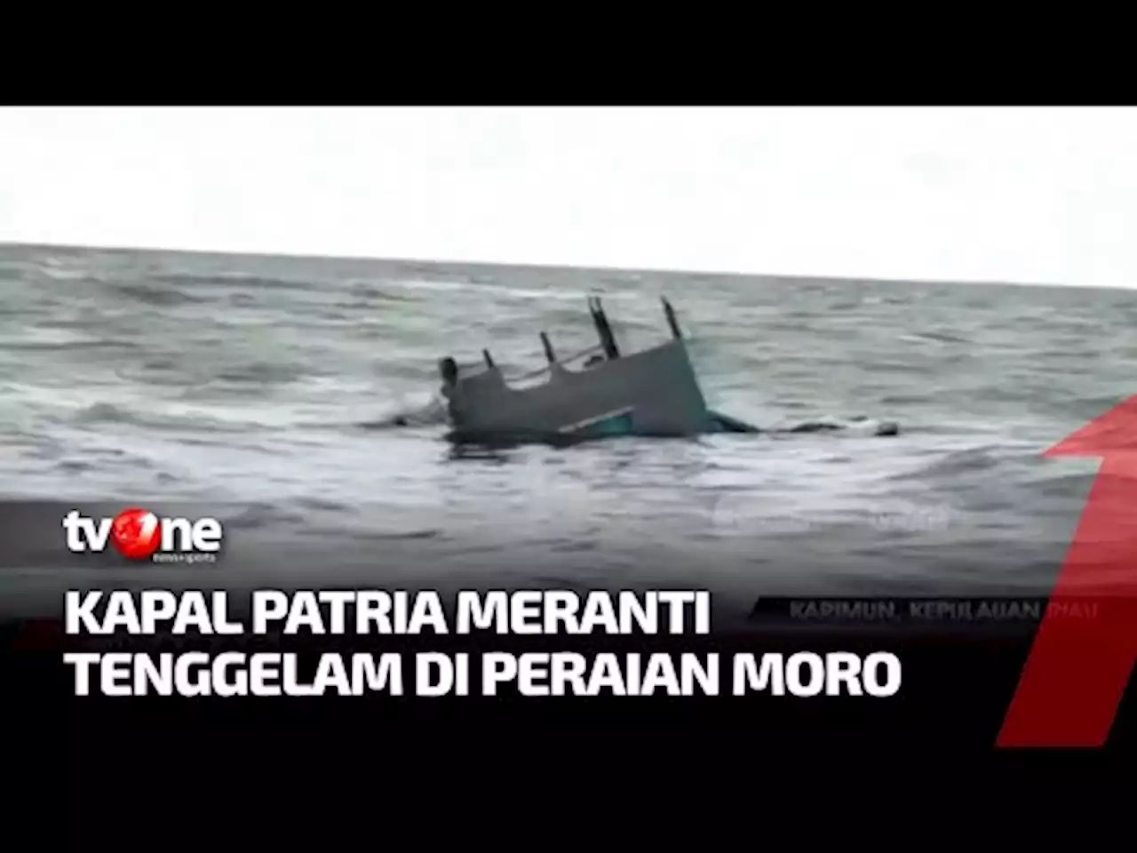 Detik-detik Penyelamatan Nakhoda dan Awak KM Patria Meranti - tvOne