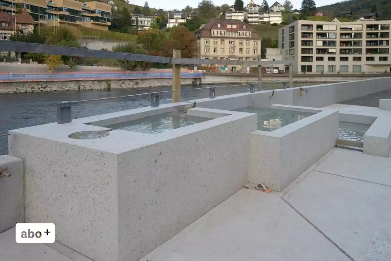 Polizeieinsatz bei den Heissen Brunnen in Baden