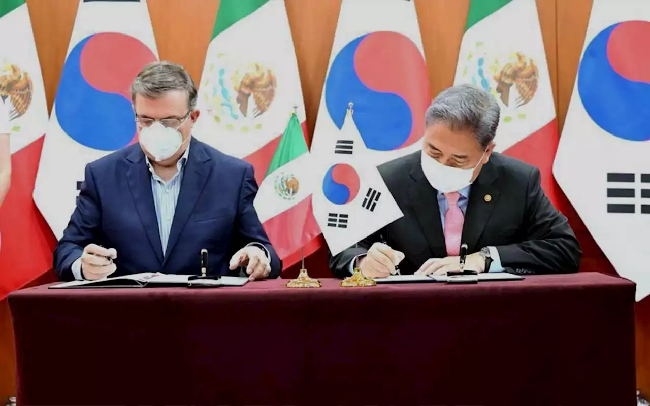 México firma acuerdo de cooperación con Corea del Sur para impulsar TLC