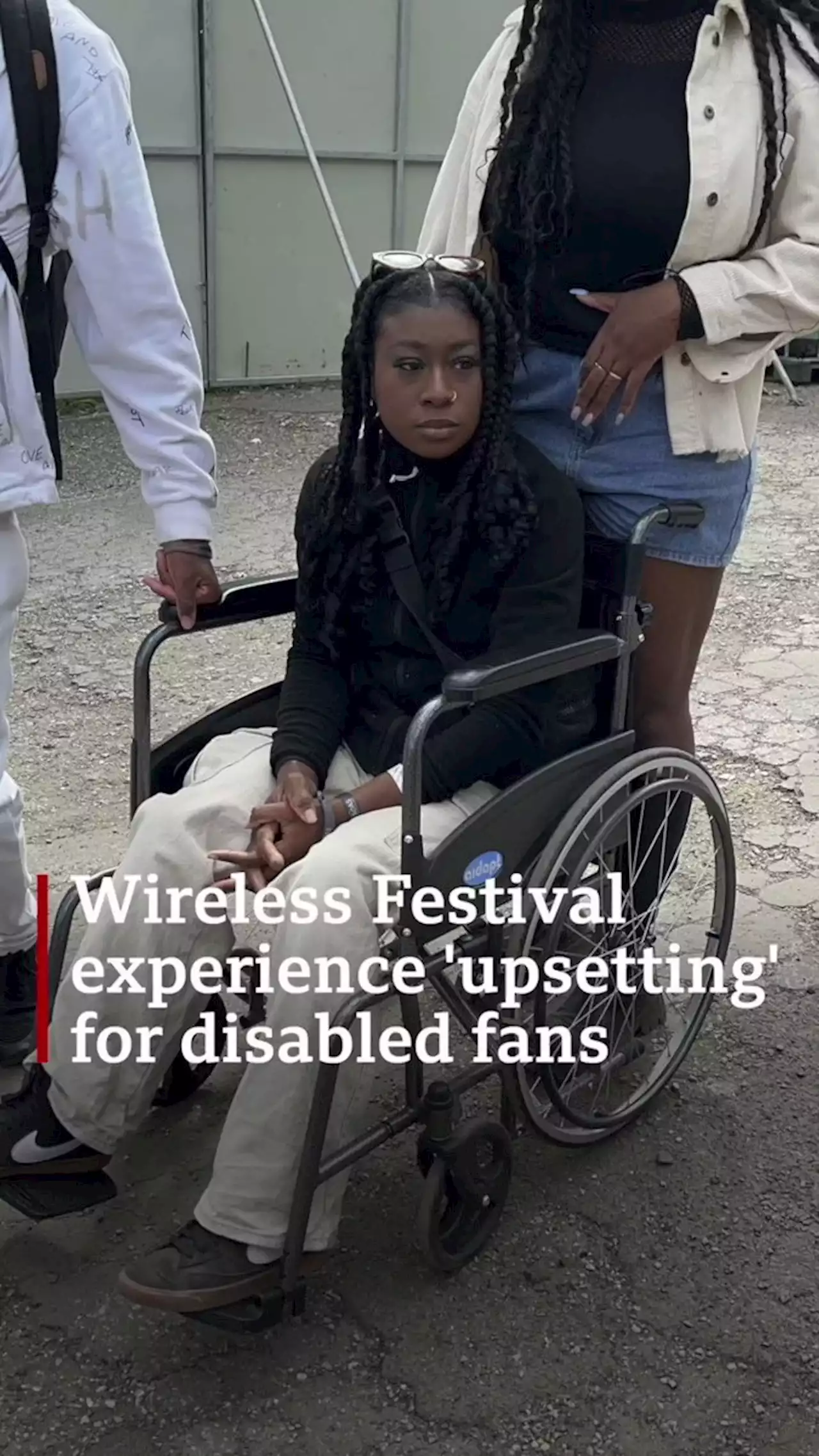 Wireless Festival experience 'upsetting' for disabled fans