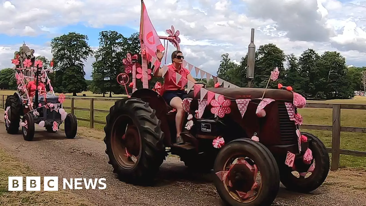 Pink Ladies' Tractor Road Run helps breast cancer research