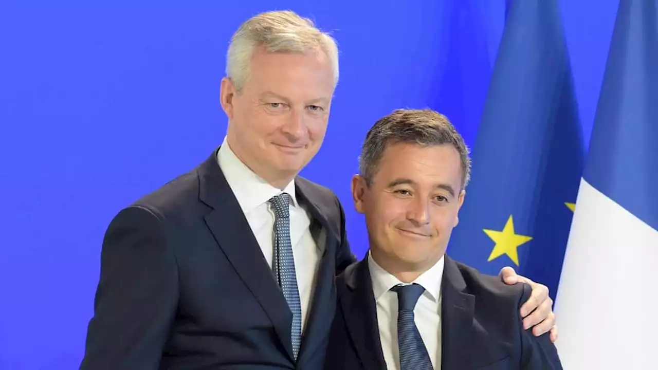 Remaniement: Le Maire et Darmanin, les deux ministres devenus indispensables pour Macron