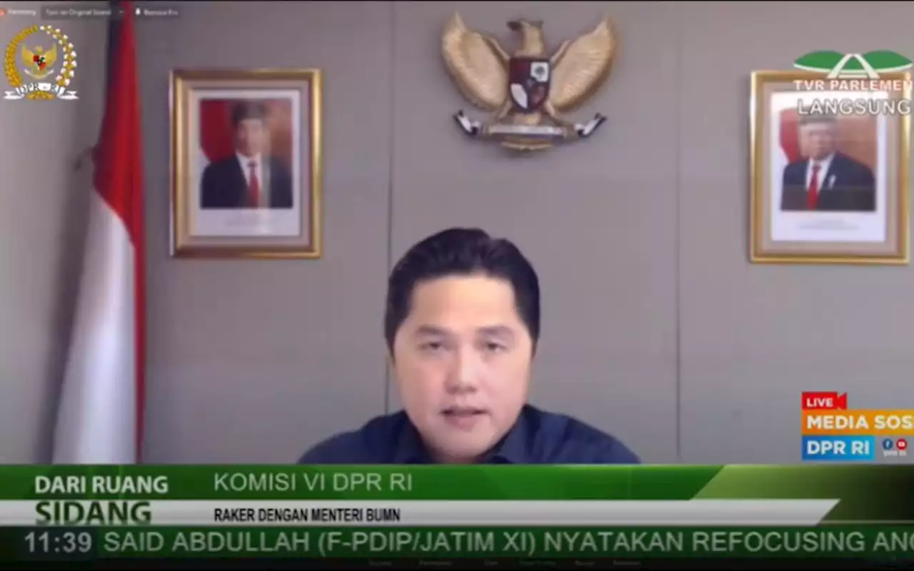 Sah! Erick Thohir Dapat Restu DPR PMN BUMN Rp73,2 Triliun, Ini Perinciannya | Market - Bisnis.com