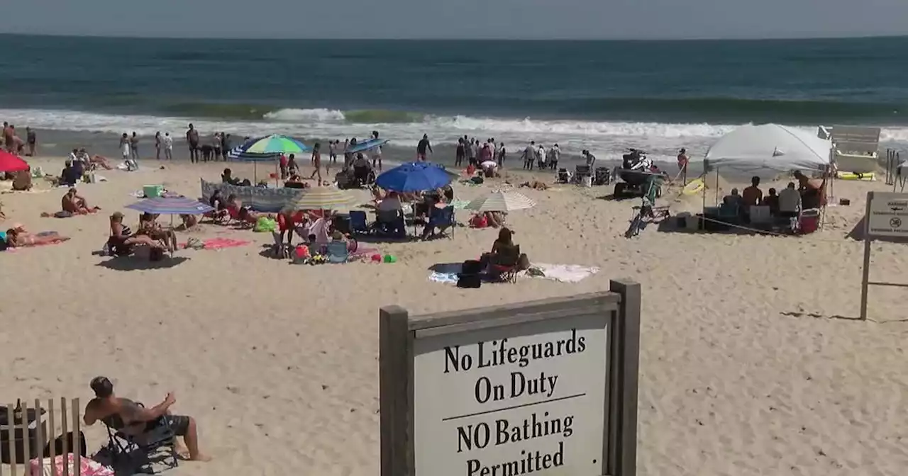 Suffolk County lifeguard talks to CBS2 about being attacked by a shark at Smith Point Beach