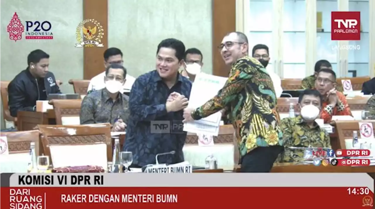 Erick Thohir Minta Restu PMN BUMN Rp 73 Triliun