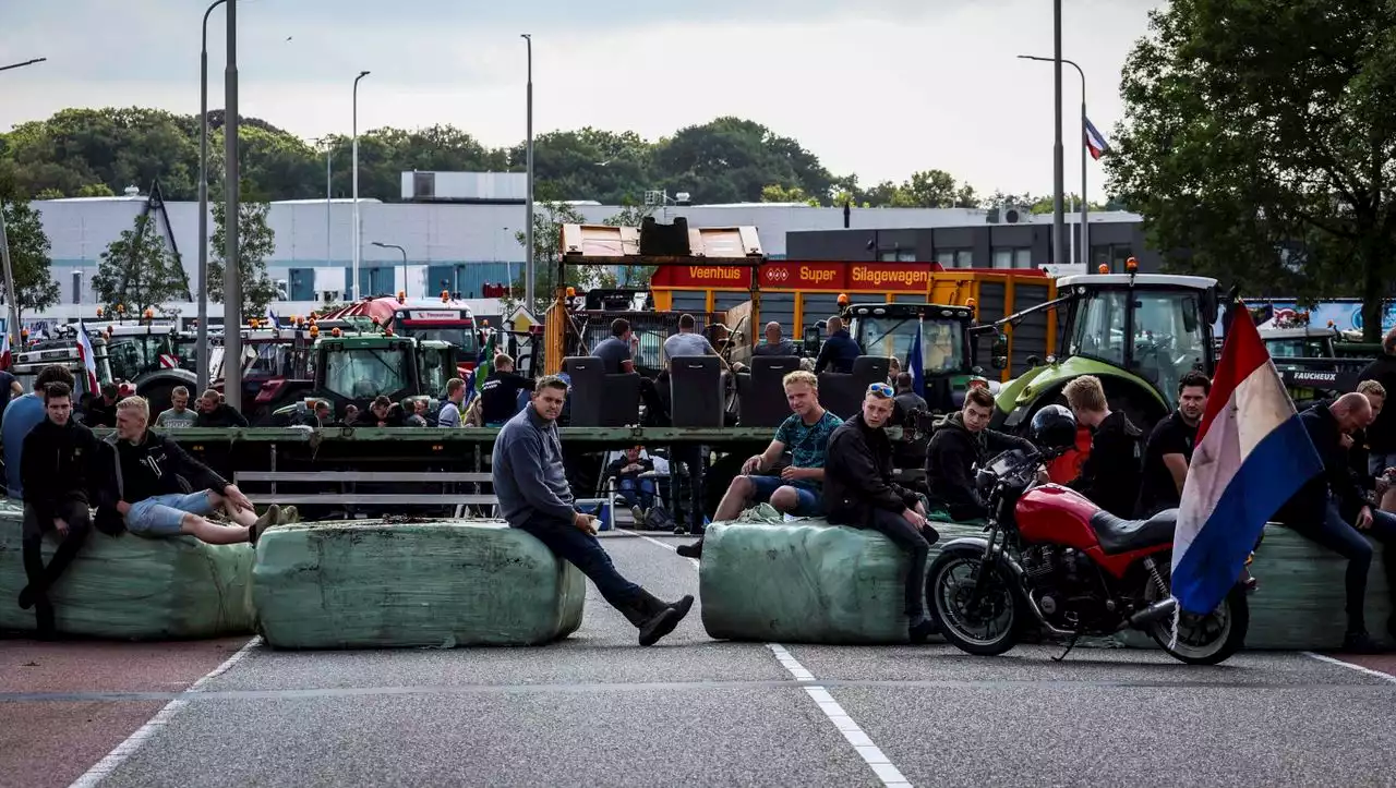 Protest gegen Umweltauflagen: Landwirte in den Niederlanden blockieren Supermärkte