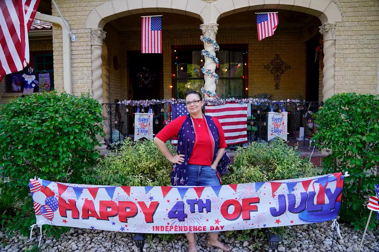 ‘A little bit of happiness’: Decorating home for Fourth of July is a must for San Antonio family