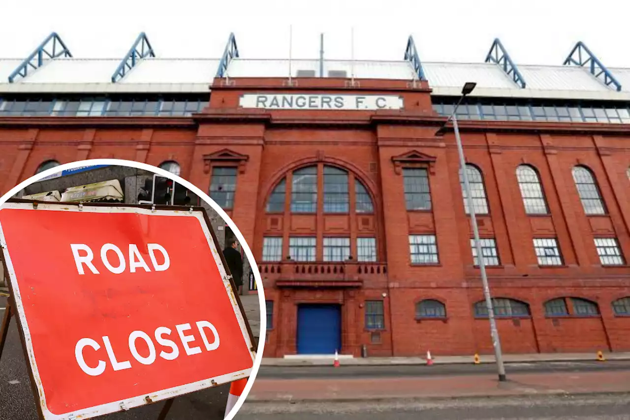 Rangers fans warned as road near Ibrox Stadium now closed for five months