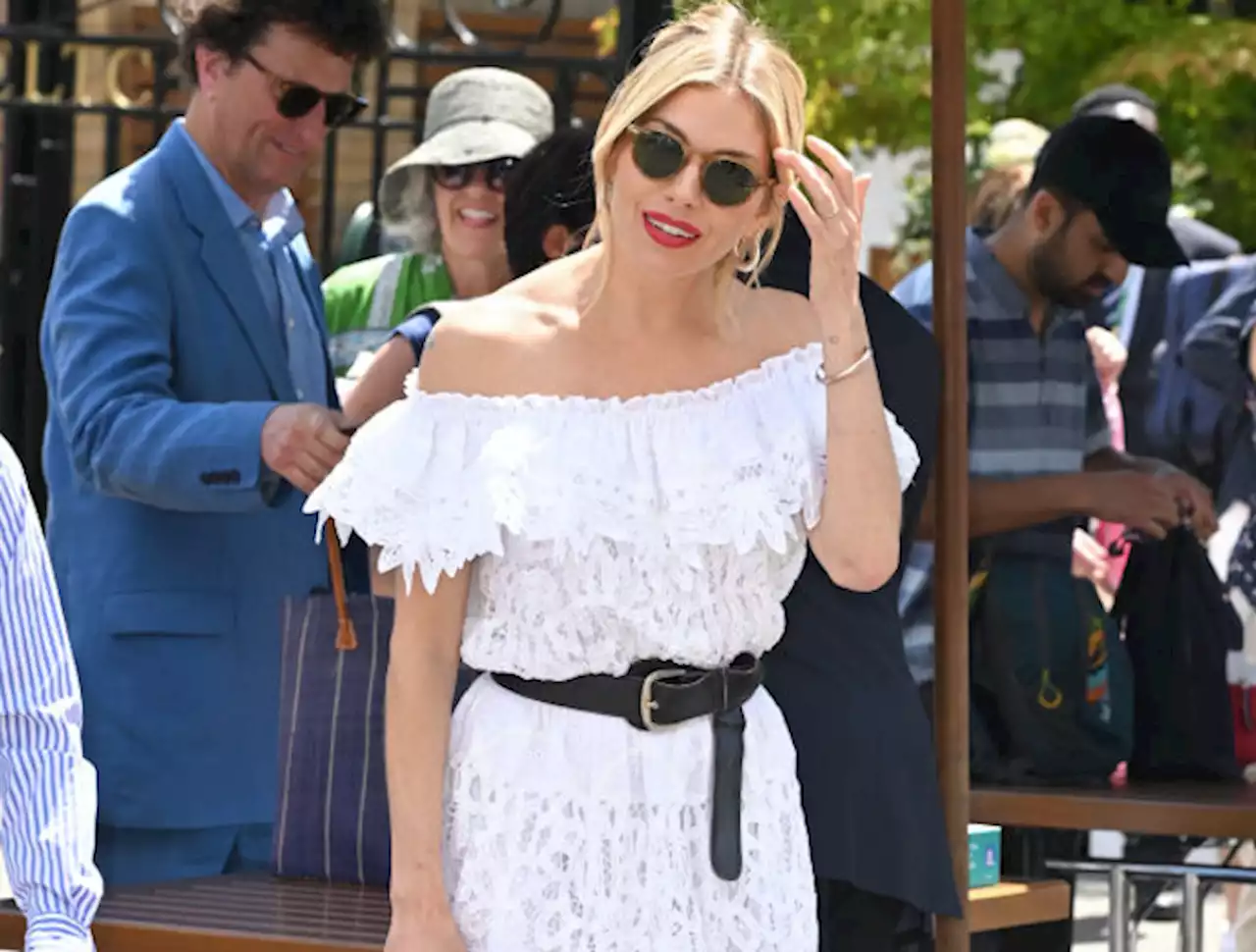 Sienna Miller Wore A White Summer Dress To Wimbledon – And It’s Still Available To Buy