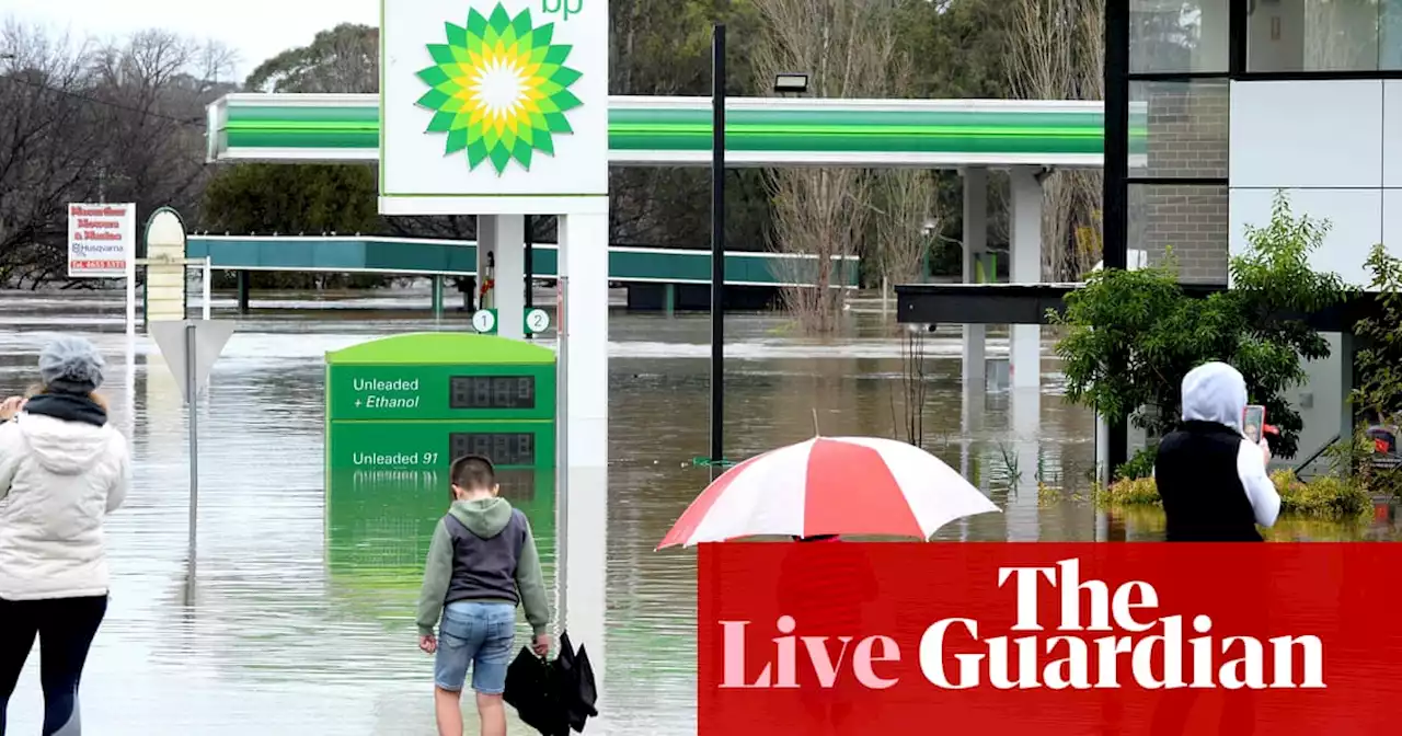 Australia news live updates: flood-hit Sydney residents evacuate as wild weather brings more heavy rain; Albanese in Ukraine