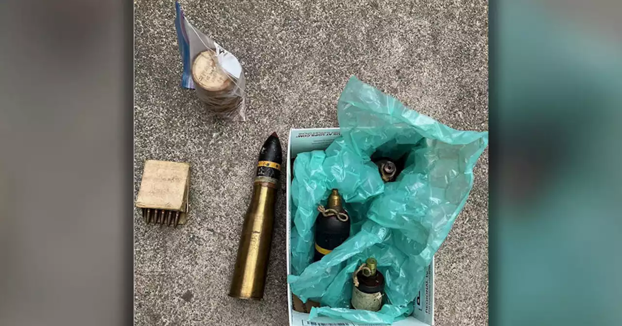 World War II explosives found in Petaluma home