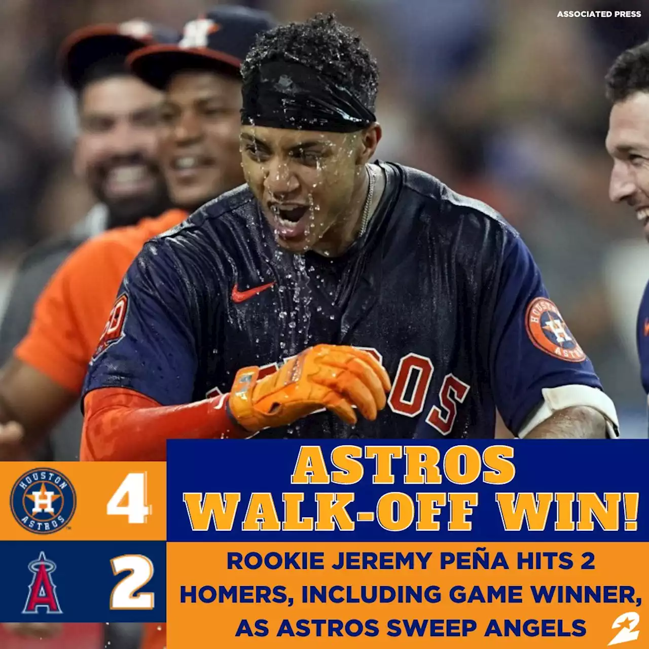 WALK IT OFF: Jeremy Peña the hero in Houston Astros’ 4-2 win over the Angels