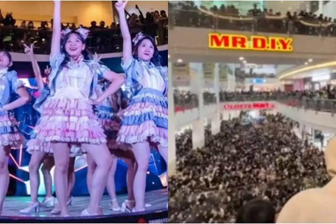 Potret Penonton JKT48 Padati Mall di Bandung, Netizen sampai Ngeri Liatnya: Horor Gedungnya Roboh - Pikiran-Rakyat.com