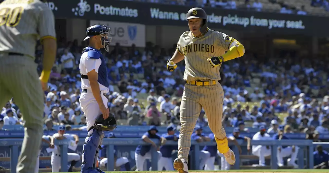 Padres score dramatic win to avoid being swept by Dodgers