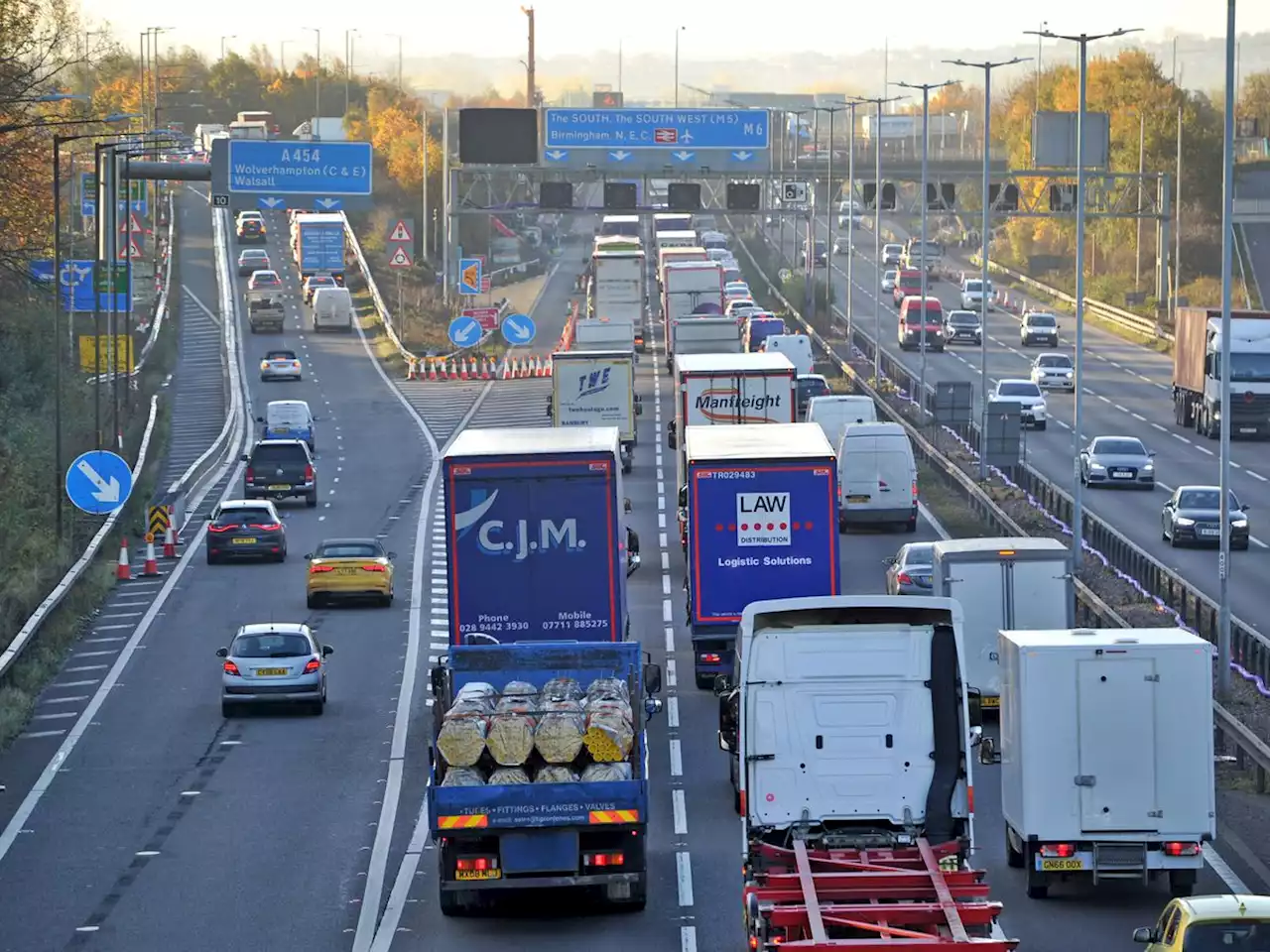 Fuel protests: Live updates as go-slow convoys take to M54 and M6