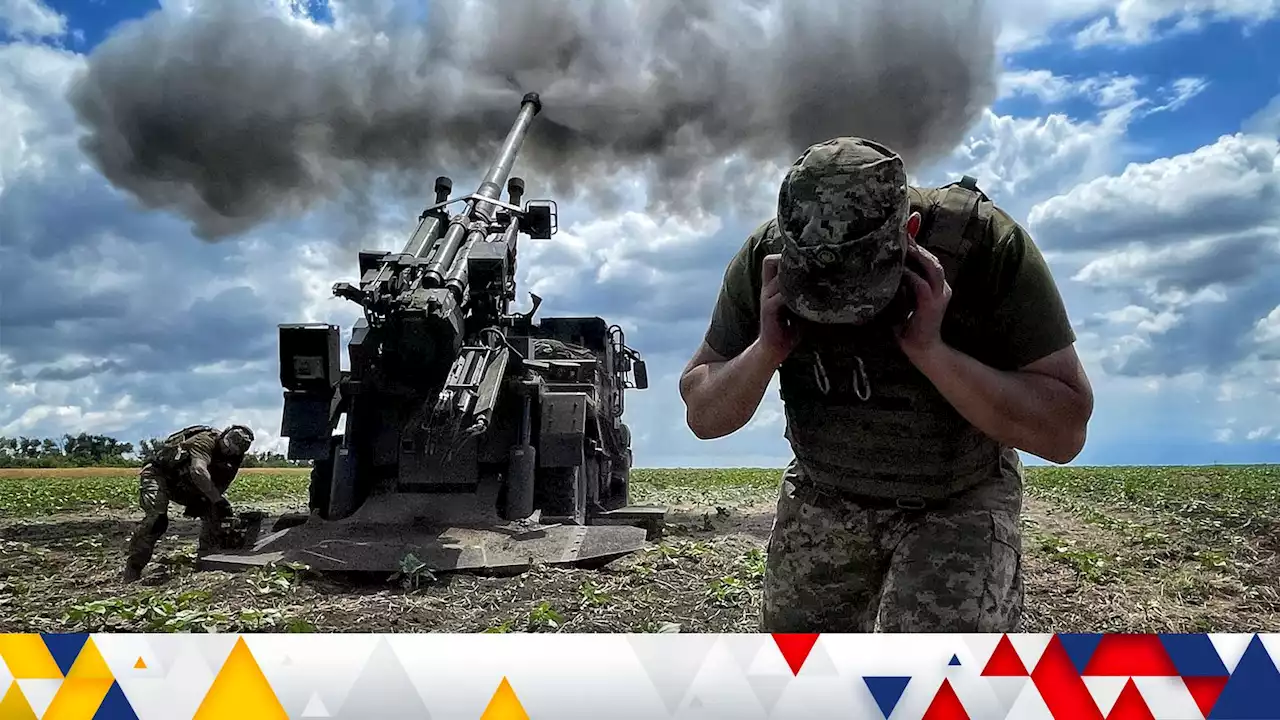 Ukrainian troops feel outgunned by heavy Russian artillery but they hope to reverse the tide