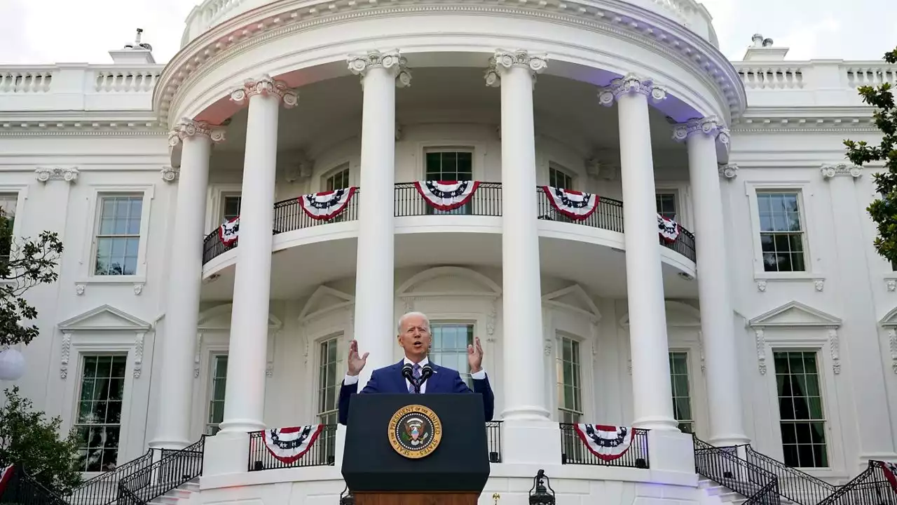 From one July Fourth to the next, a steep slide for Biden