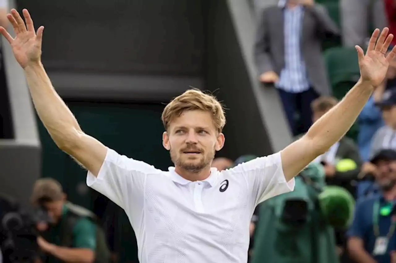 Wimbledon: David Goffin naar kwartfinales na marathonmatch