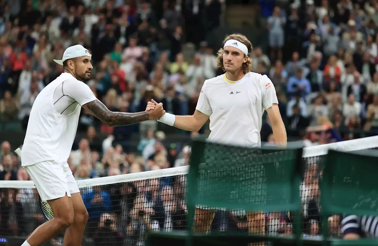 Kyrgios and Tsitsipas both handed fines following bad-tempered Wimbledon clash