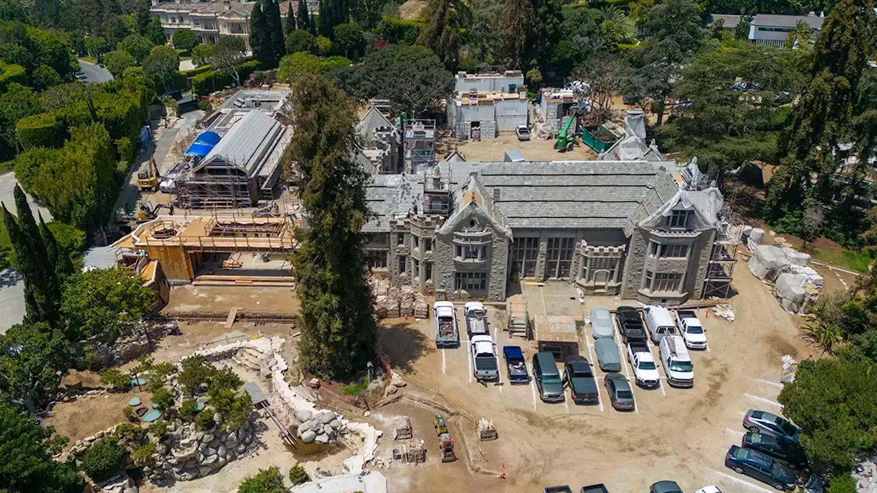 Playboy Mansion Remodel Continues for 4th Year, Still Slow Going