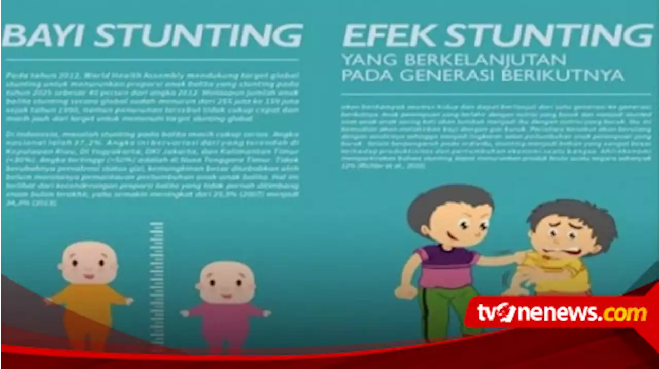 8 Tips Cegah Stunting, Ini Penjelasan BKKBN