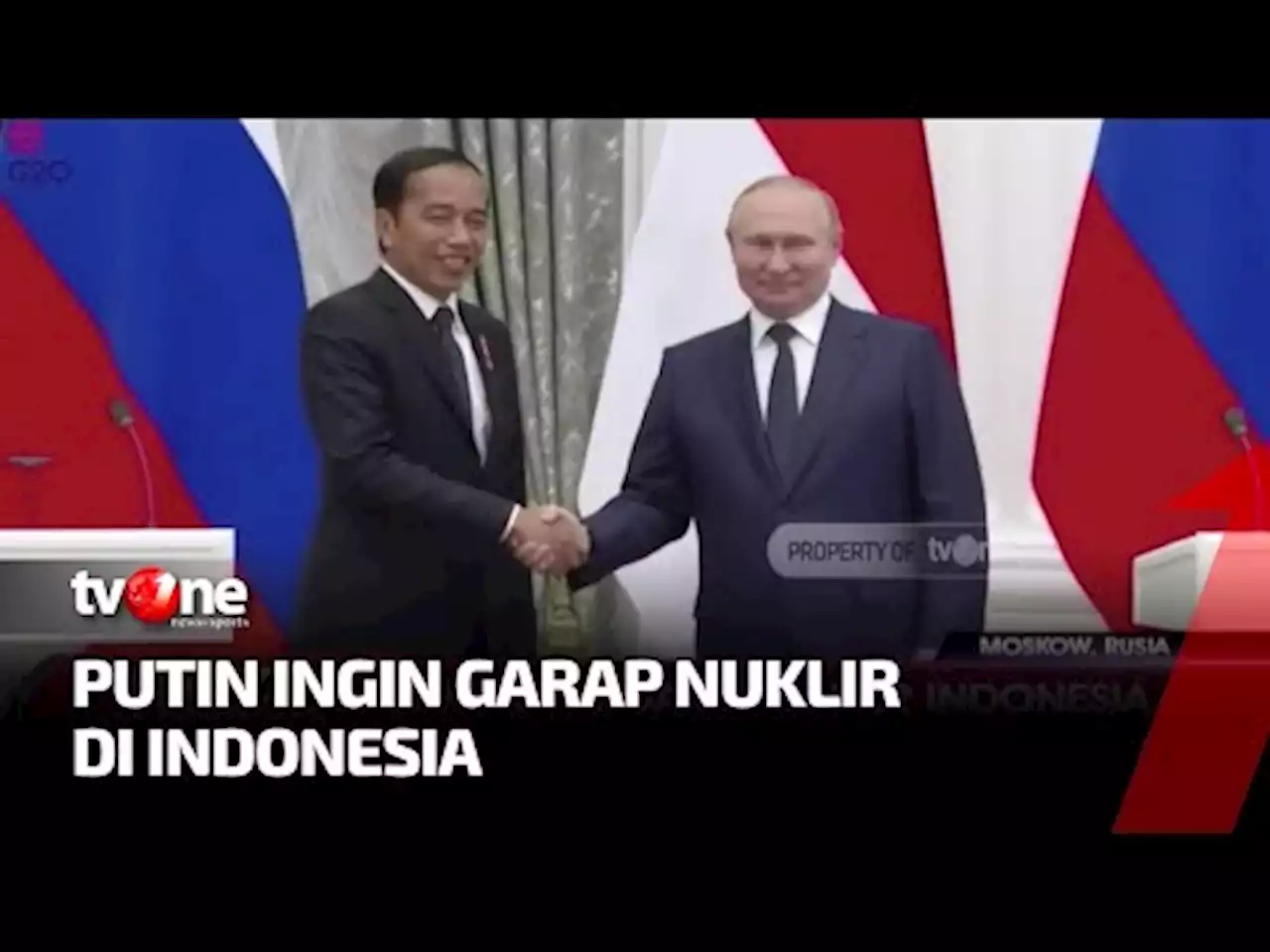 Hasil Obrolan di Meja Putih, Putin Tawarkan Proyek Nuklir ke Jokowi - tvOne