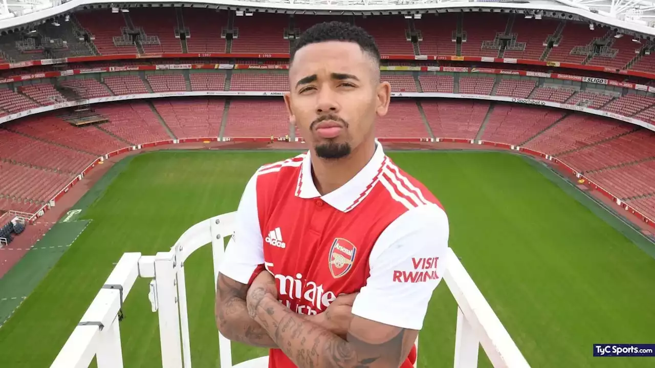 Gabriel Jesus, presentado en Arsenal: qué número va a usar - TyC Sports