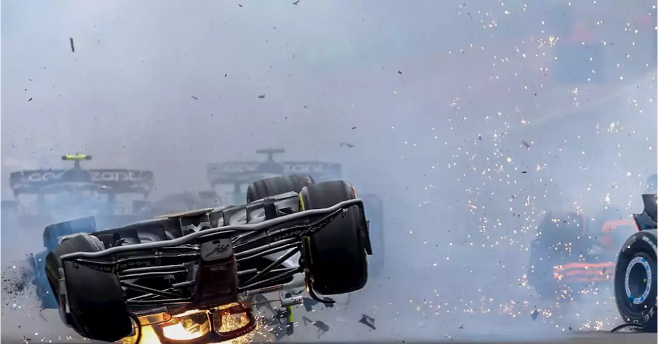 Formula One driver survives horrific crash thanks to halo cockpit requirement