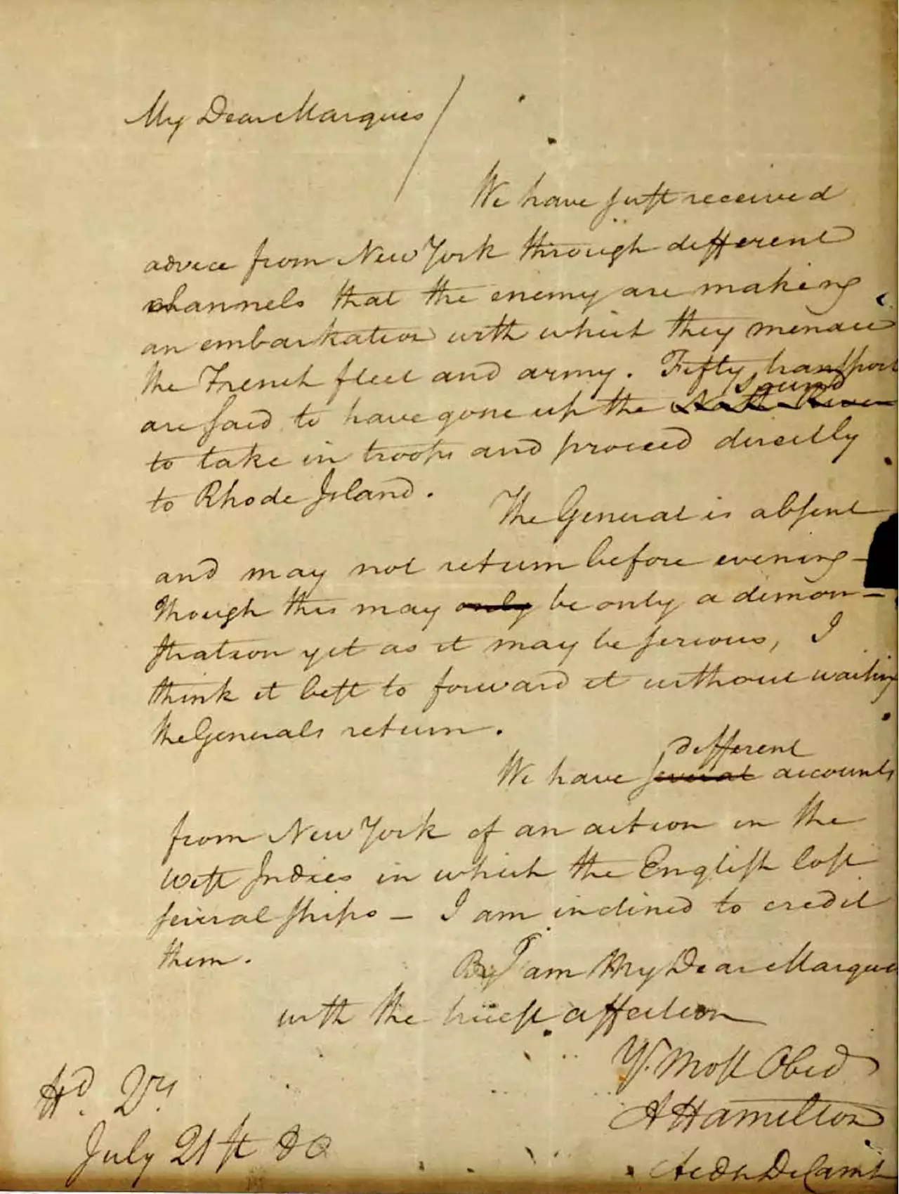 Commonwealth Museum puts long-missing Alexander Hamilton letter on public display