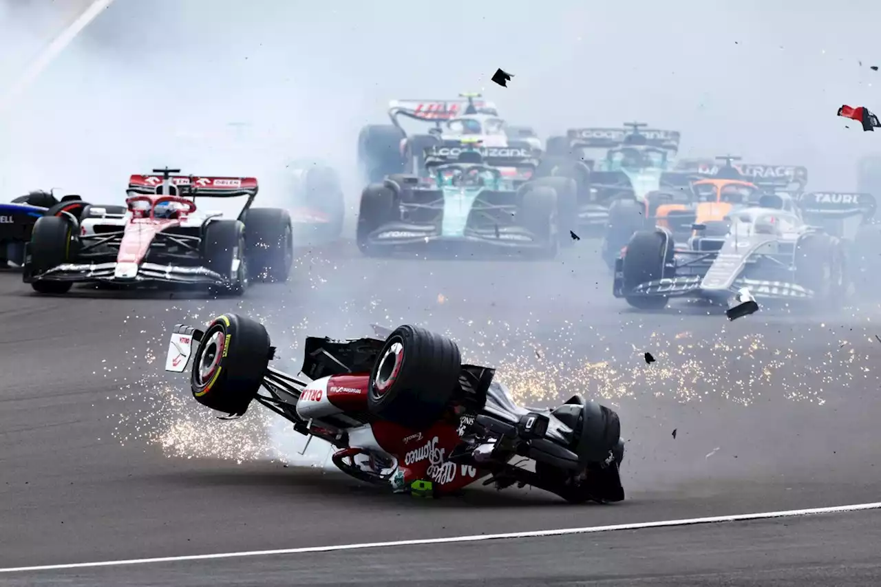 British F1: Former Sheffield schoolboy survives Silverstone horror crash as Carlos Sainz triumphs