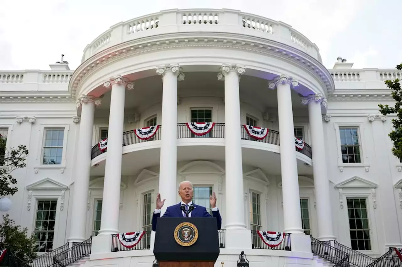 From one July Fourth to the next, a steep slide for Biden