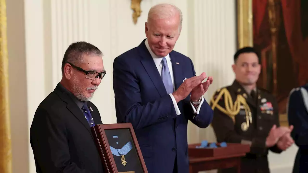 Biden awards Medal of Honor to four Vietnam War veterans