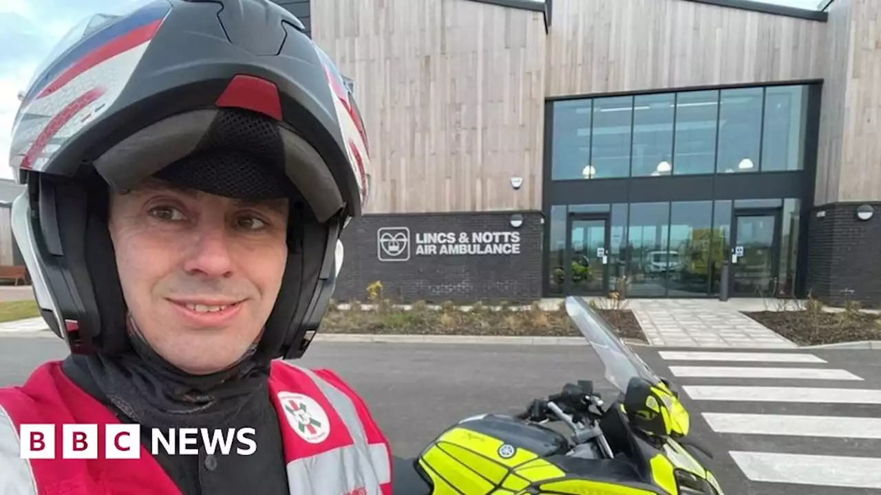 Nottinghamshire crash survivor becomes blood bike volunteer