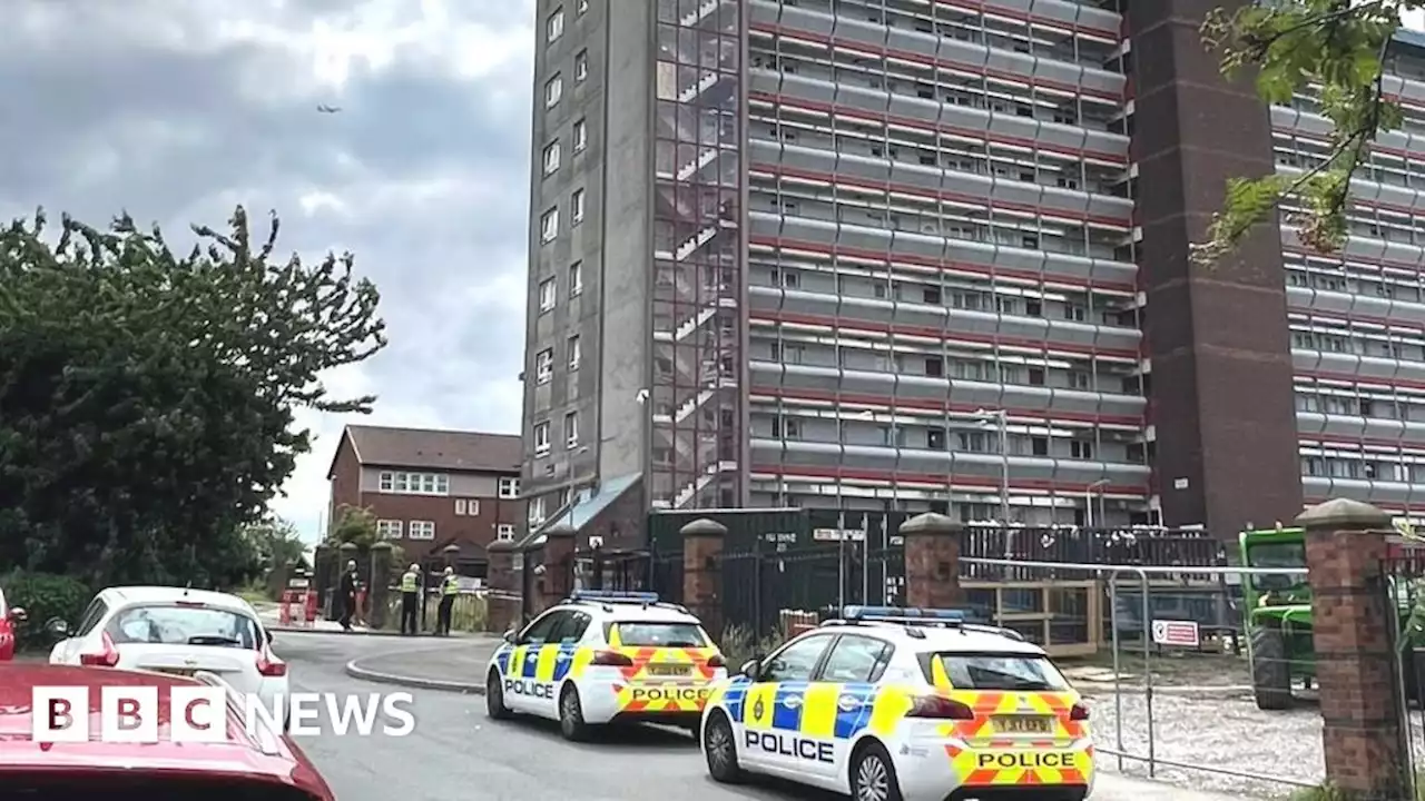 Leeds: Toddler dies after falling from block of flats