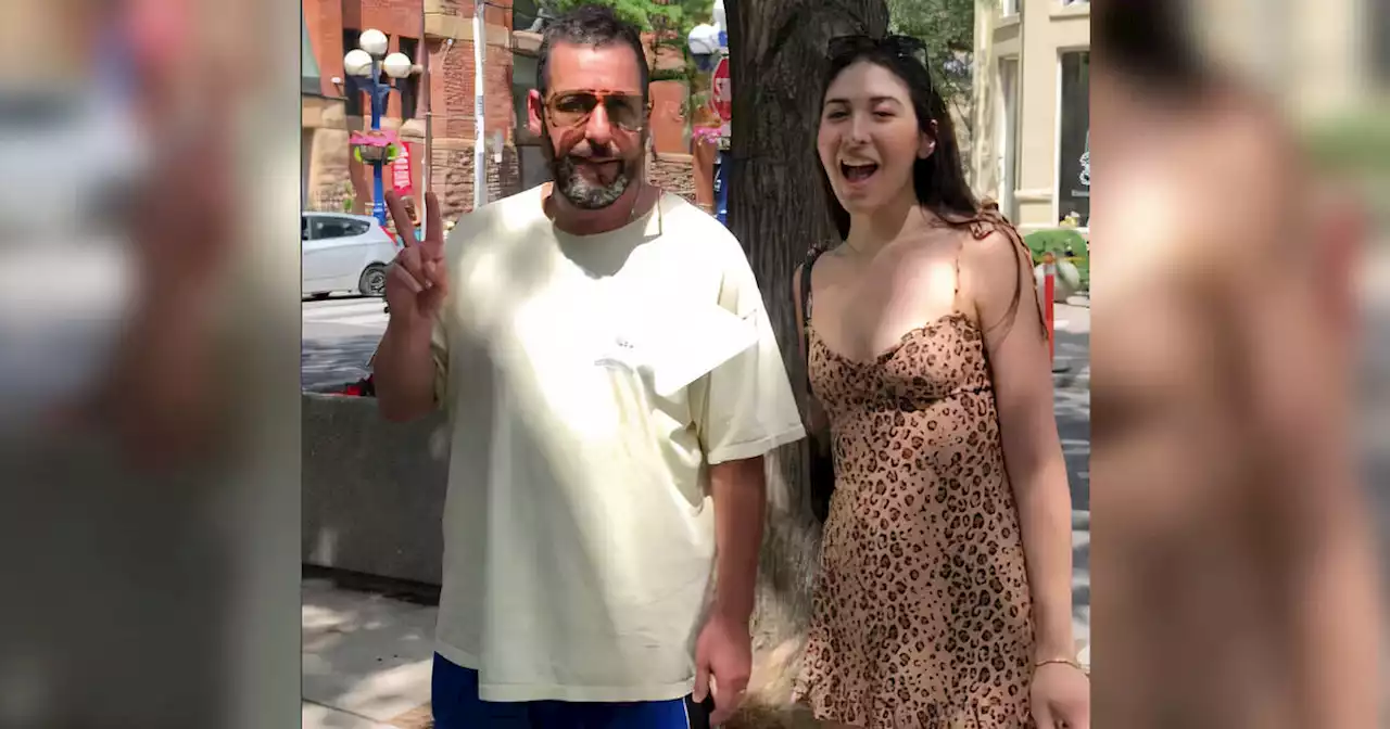 Woman recounts life-changing moment meeting Adam Sandler in Toronto