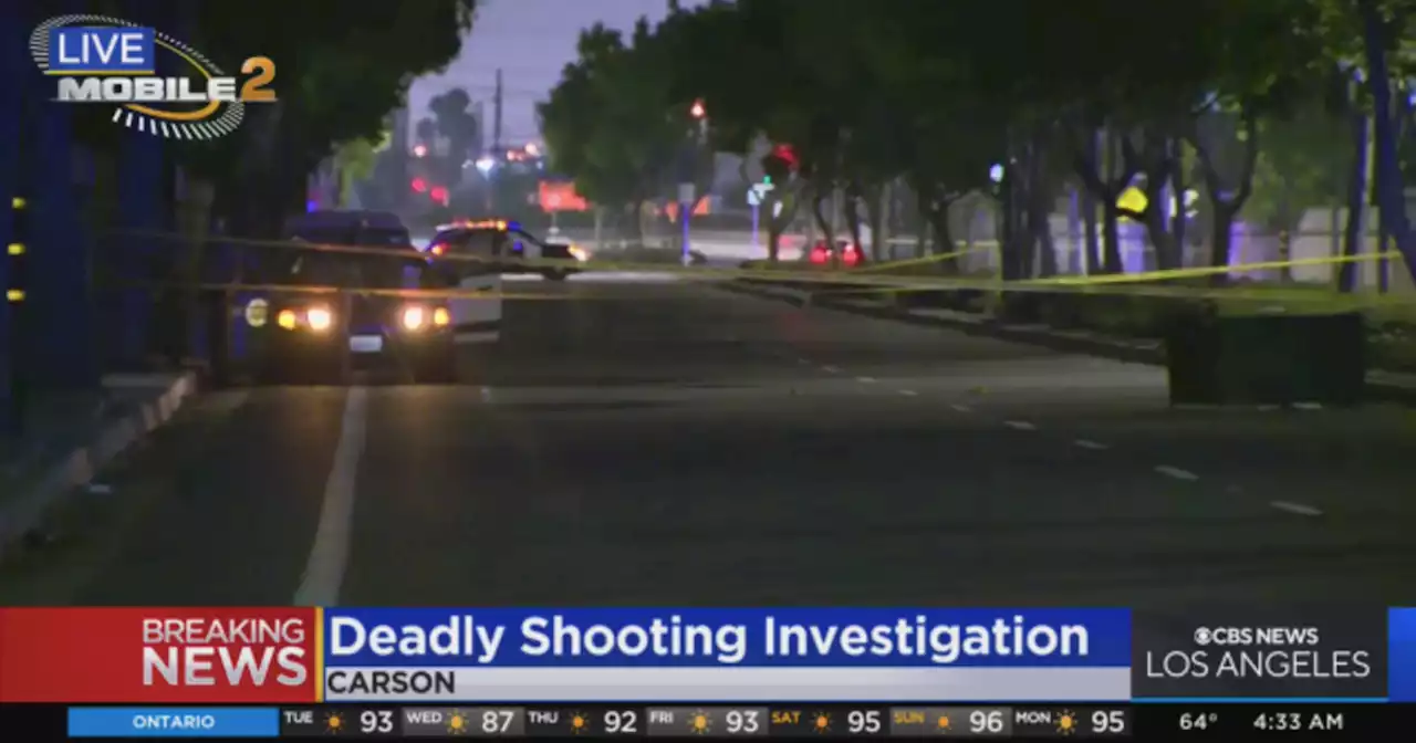 Homicide investigation underway in Carson after man found shot to death in street