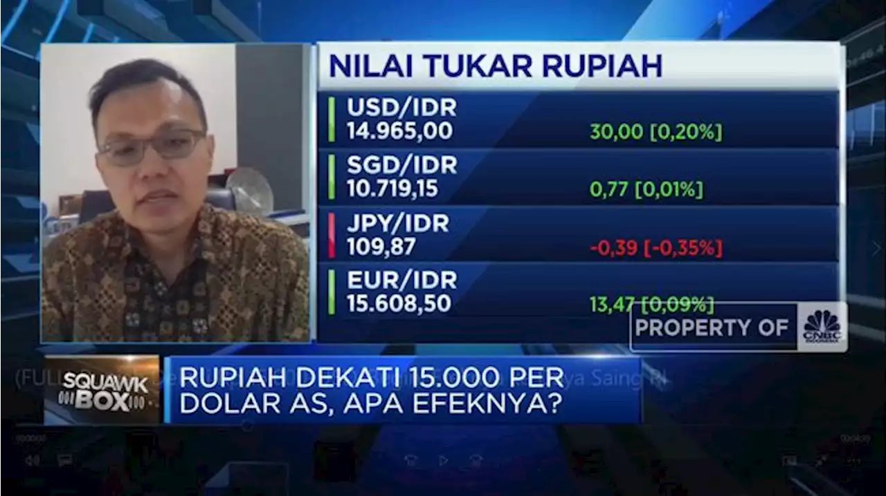 Rupiah Dekati Rp 15.000/USD, Begini Efeknya ke Daya Saing RI