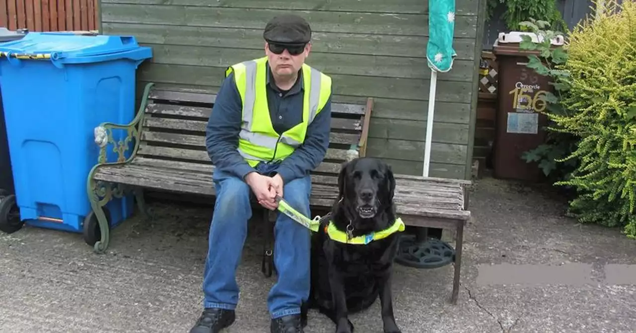 Blind man and guide dog denied taxi ride after driver claimed he had allergies