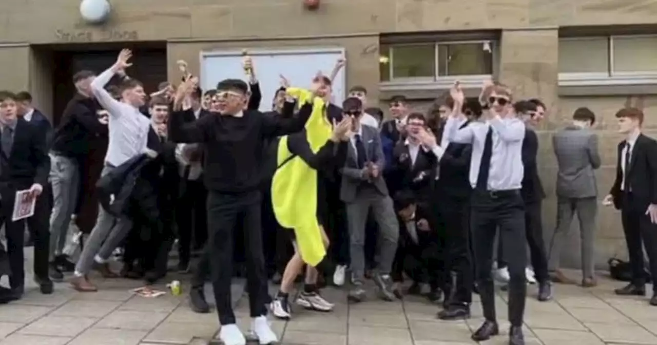 54 Glasgow students descend on Minions screening in suits as part of viral trend