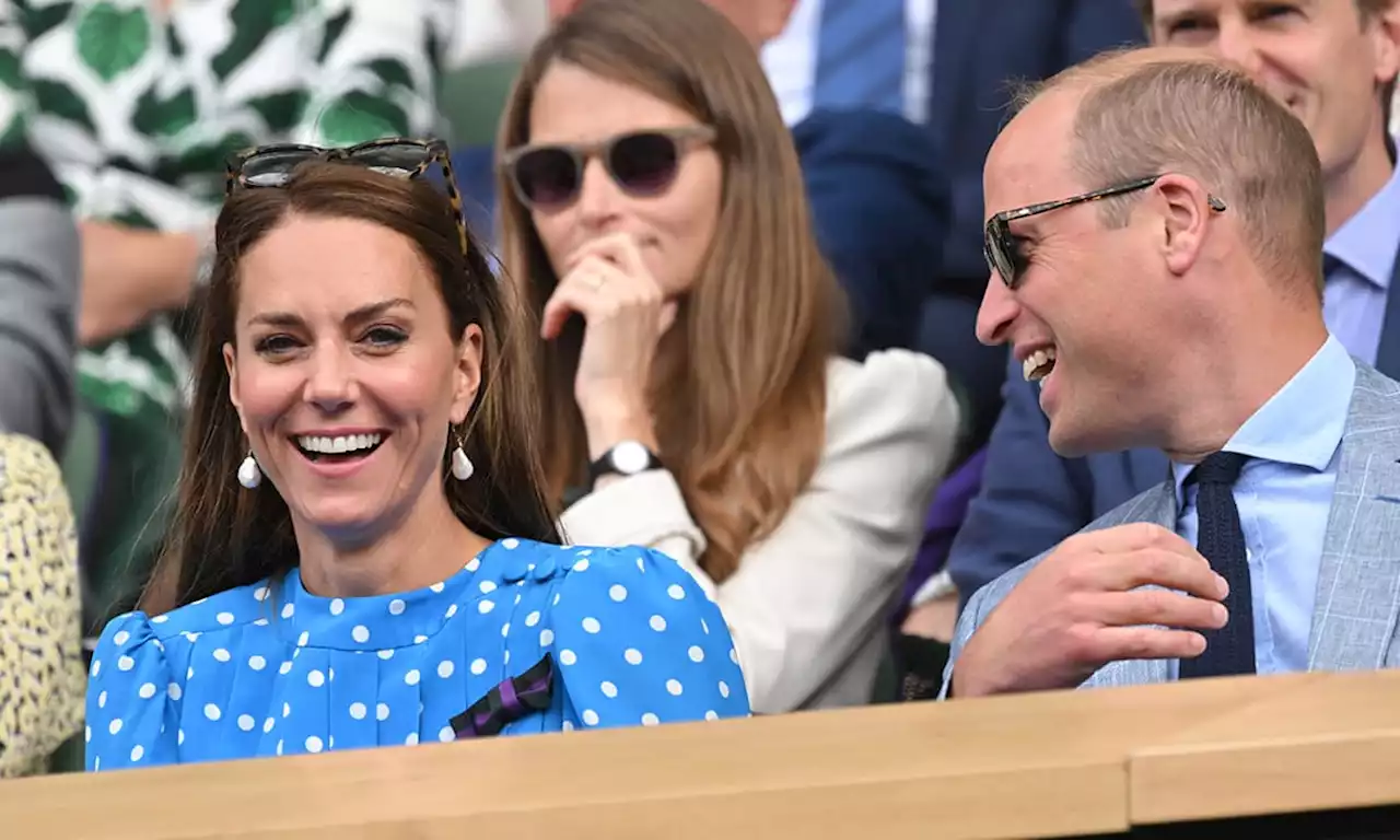 Duchess Kate's sweet kiss at Wimbledon you may have missed