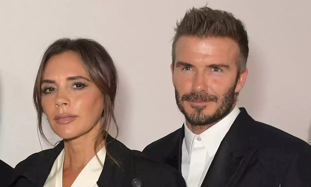 Victoria Beckham surprises in out-of-this-world sparkly leggings for Parisian date night with David