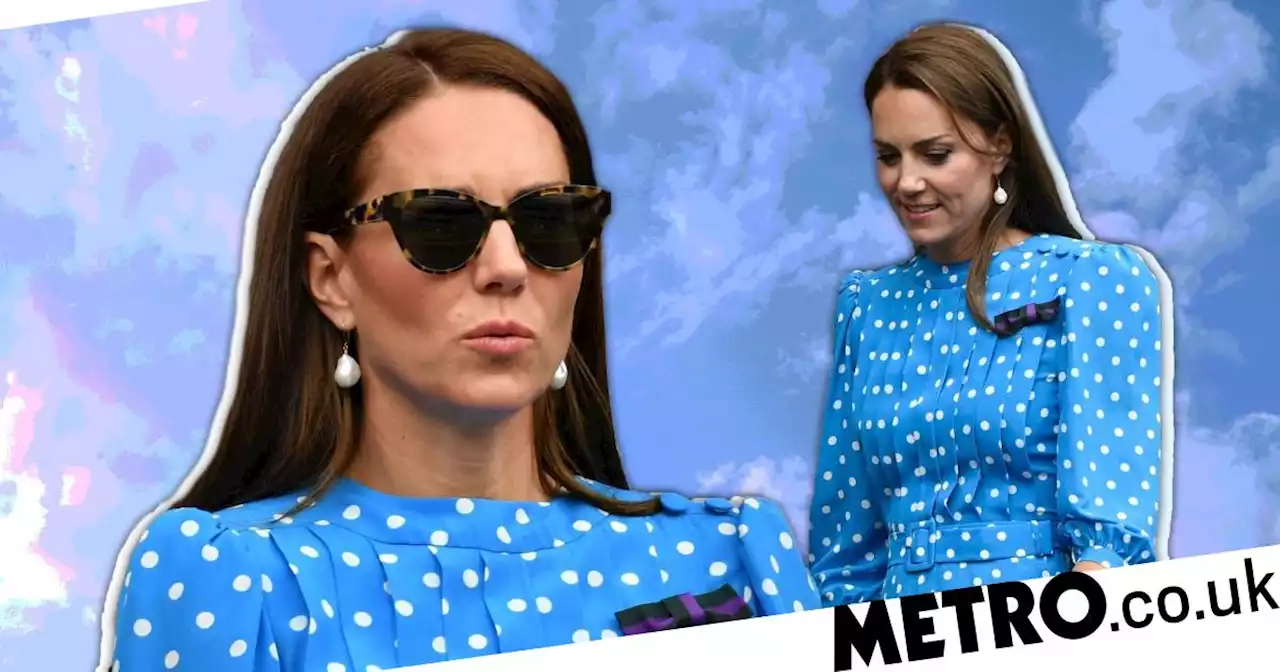 How to get Kate Middleton's Wimbledon blue polka dot dress look