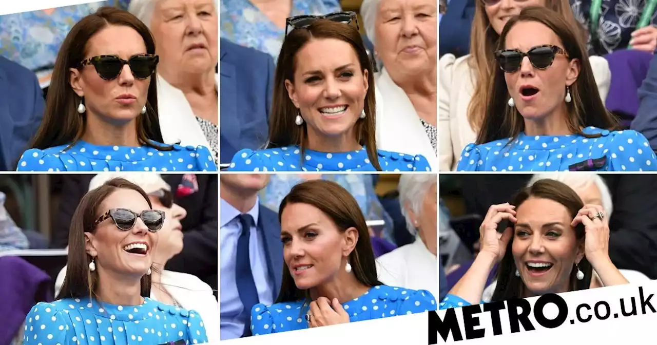 Kate joins William in the Royal Box for her first Wimbledon appearance this year