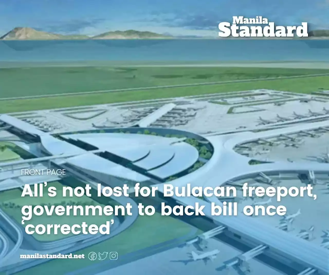 All’s not lost for Bulacan freeport, government to back bill once ‘corrected’