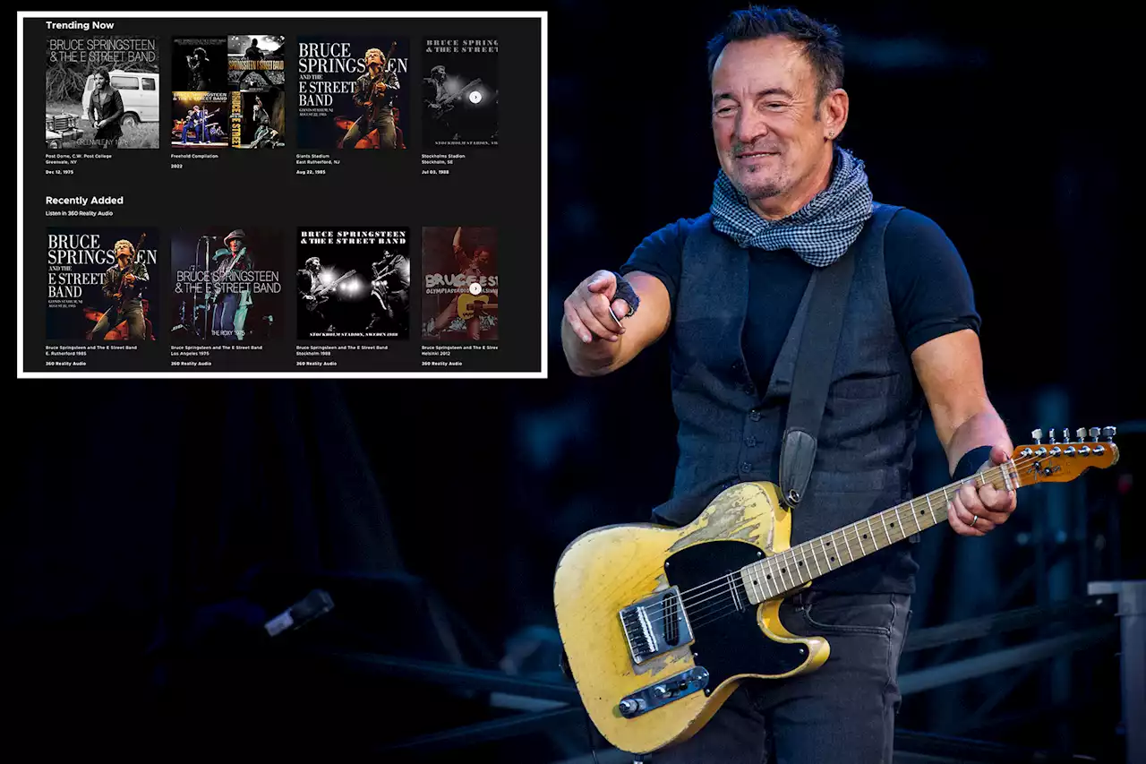 Bruce Springsteen fans can relive his glory days with concert streaming archive