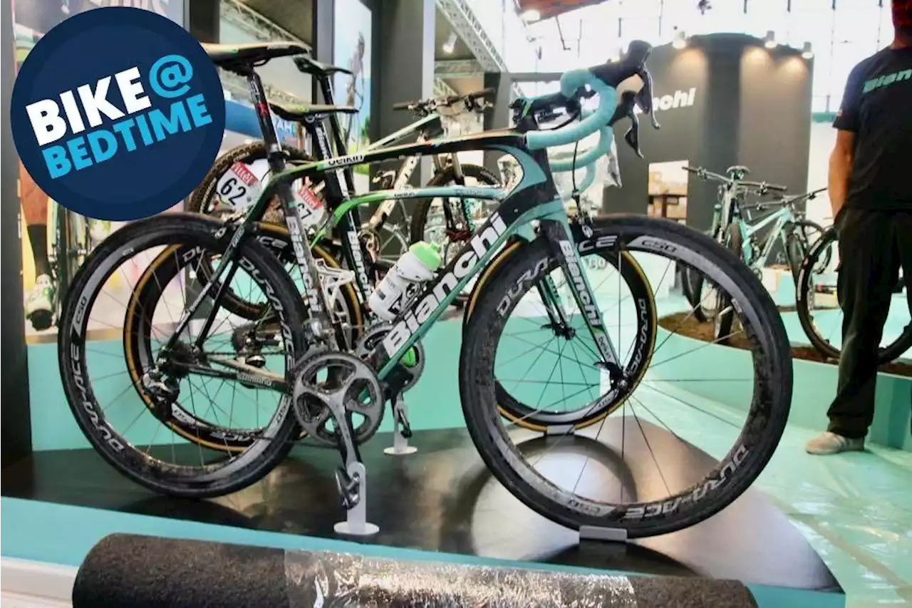 Check out the Bianchi Infinito CV that Lars Boom rode across the cobbles to a stage win in the 2014 Tour de France