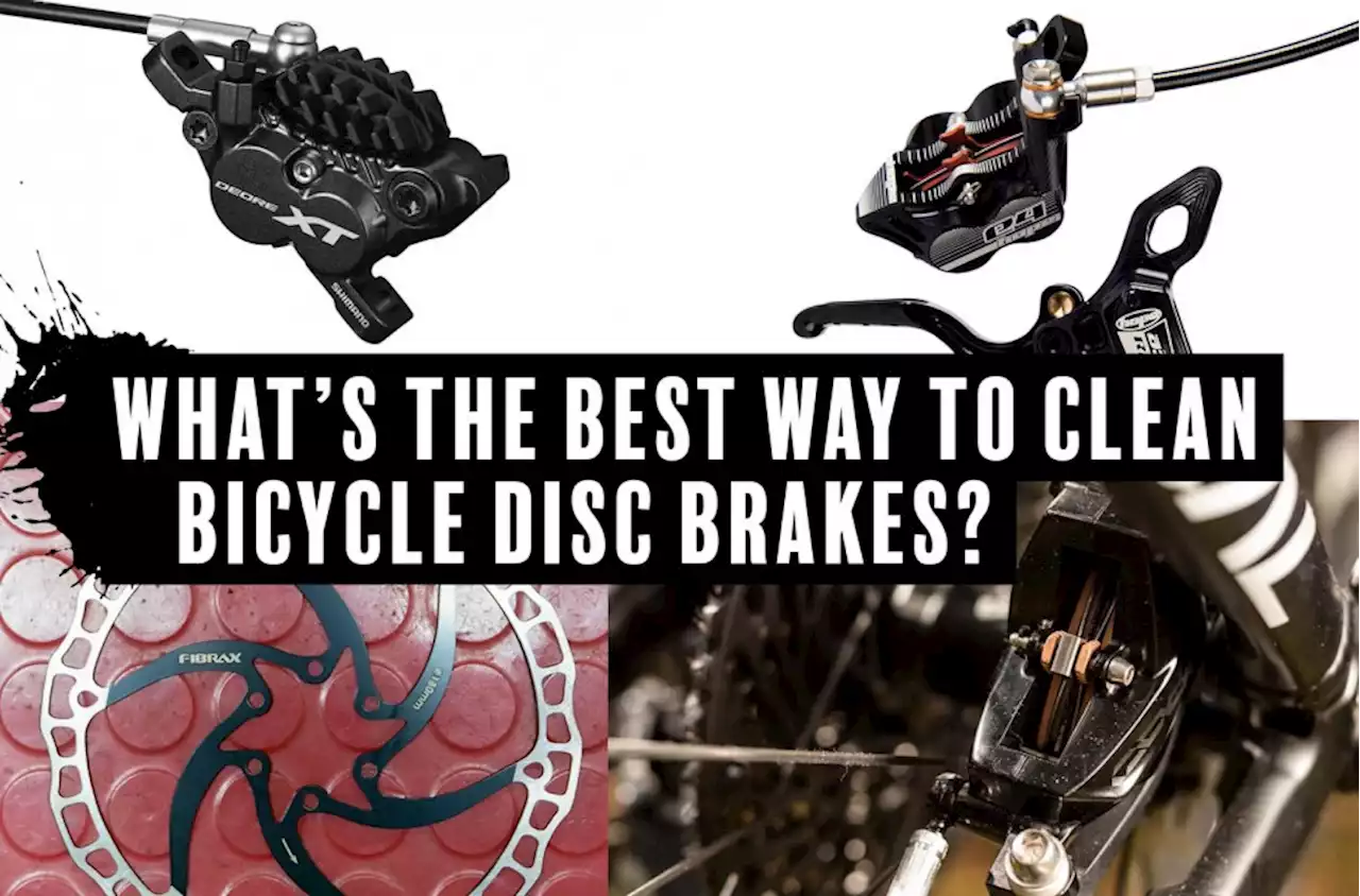 What's the best way to clean disc brakes on a bicycle?