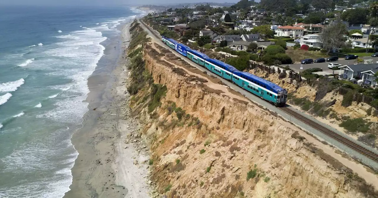 The Del Mar bluffs are crumbling. Here's what's being done to move train service.\r\n