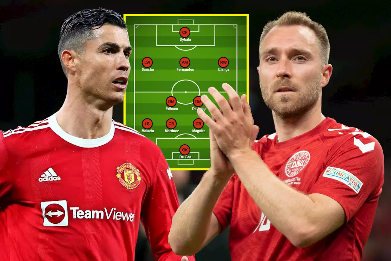 Eriksen in, Dybala replaces Ronaldo and Arsenal lose out in new Man United XI